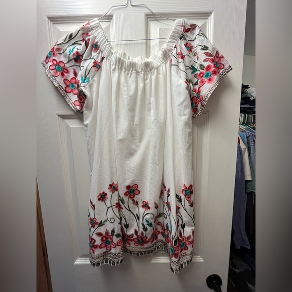 Indigo Soul off the shoulder embroidered dress - Picture 1 of 2